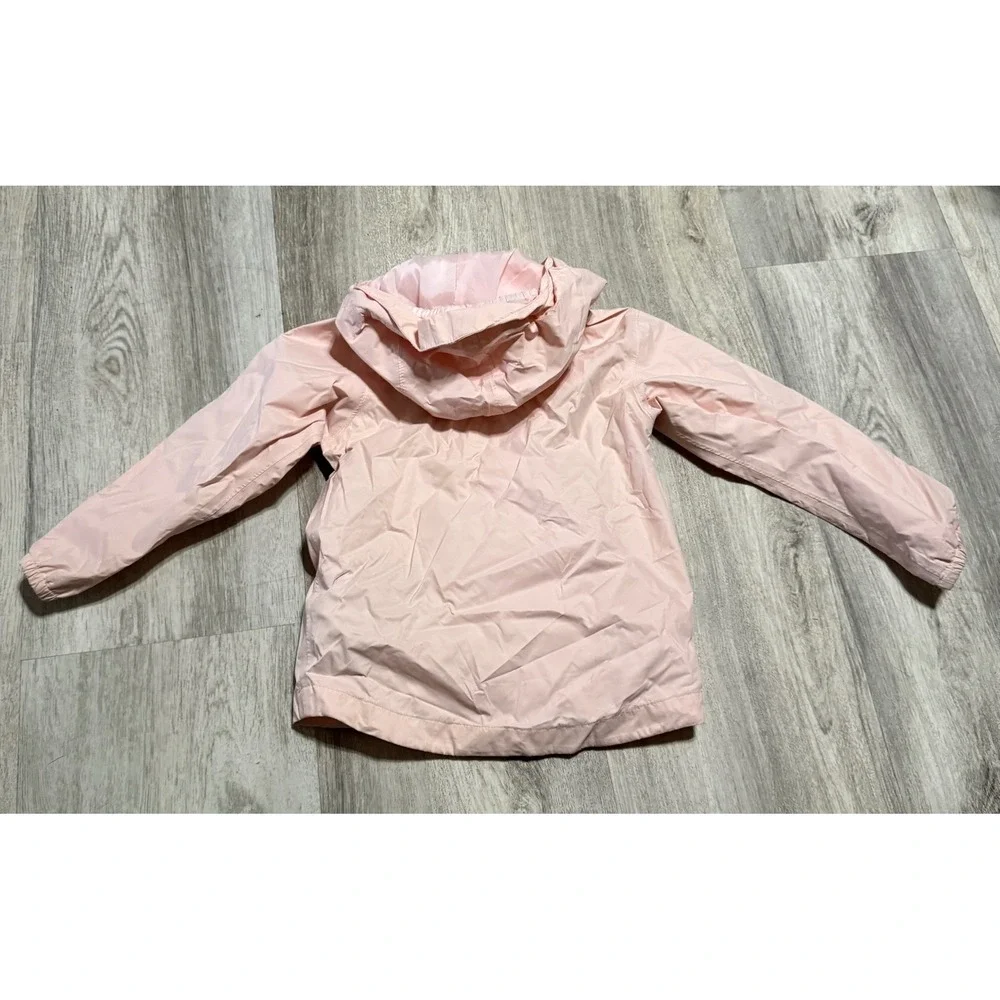 The North Face Toddler 3T‎ Pink Black Hooded Windbreaker Jacket Mesh Lined Coat